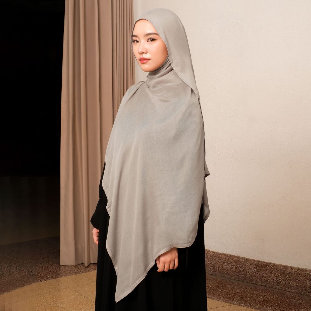 Khawla Shawl (Viscose Pashmina Syari) Khaki