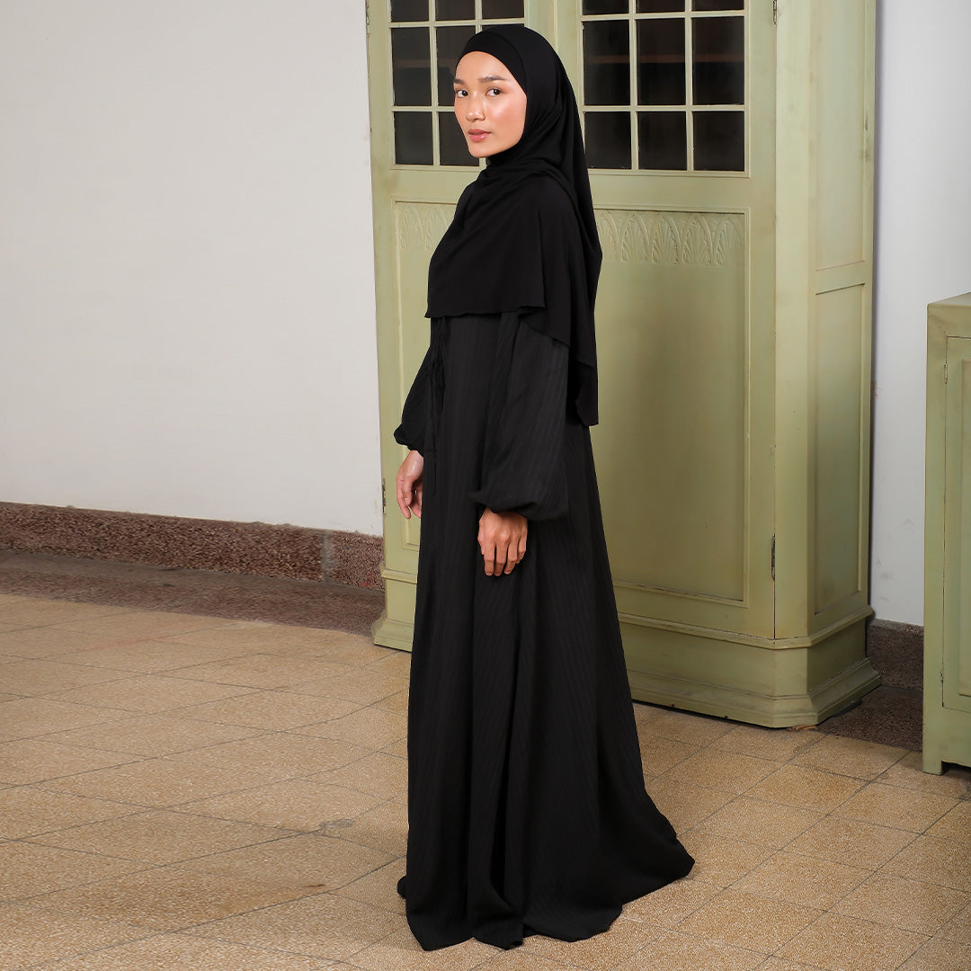 Janna Abaya Dress Black