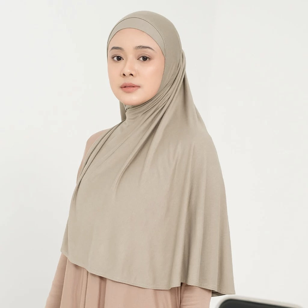 Sauda Instan in Khaki Non Ciput (Size S-M)