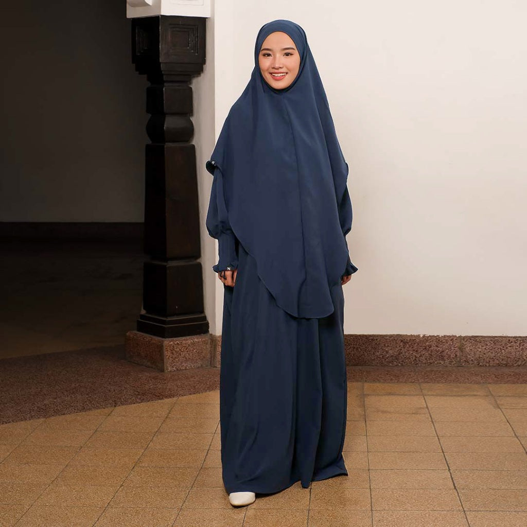 Mecca Abaya Set Navy