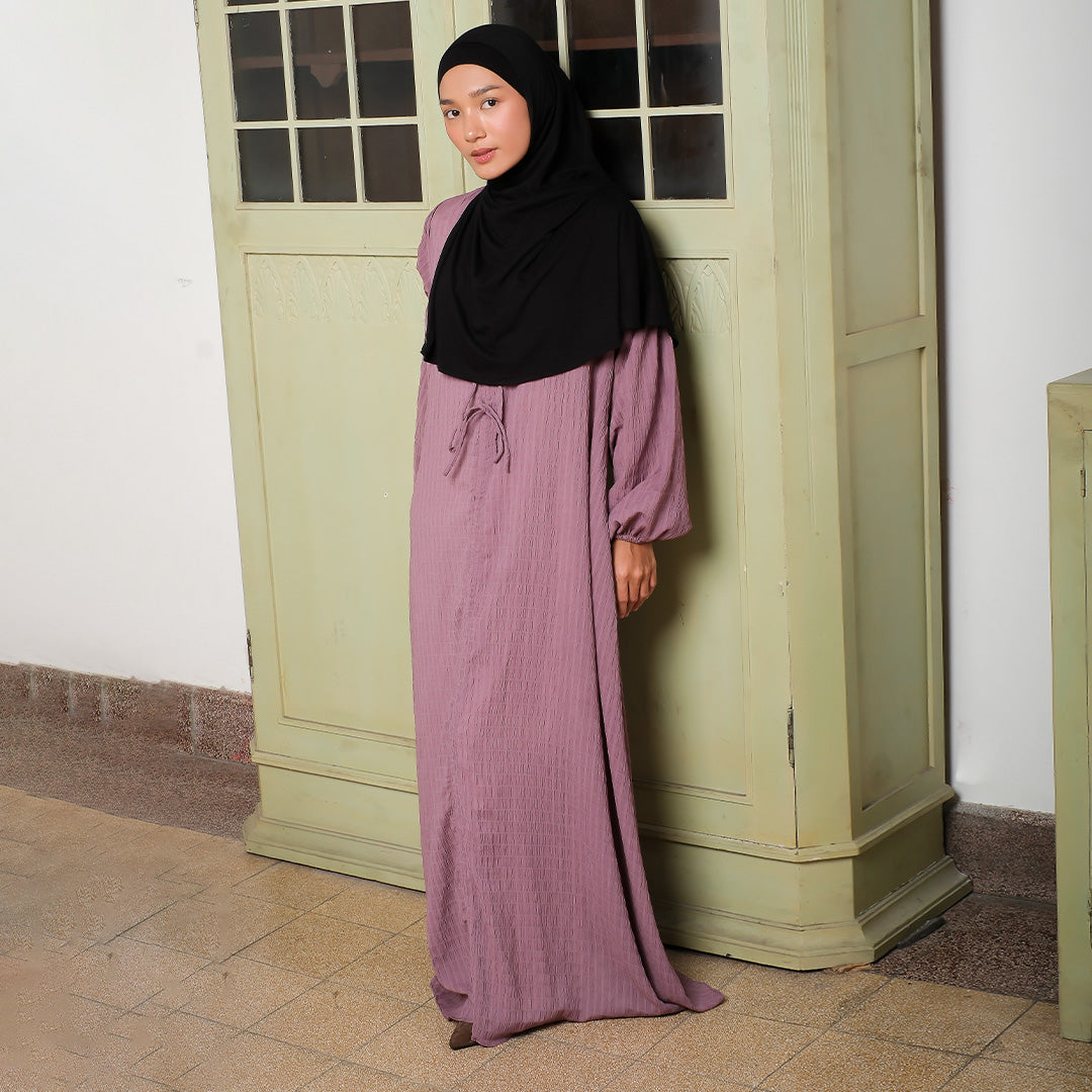Janna Abaya Dress Dusty Purple