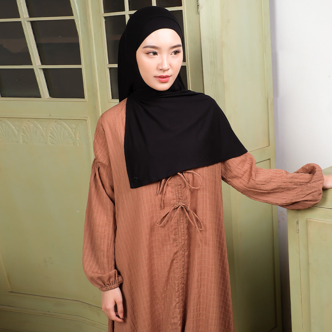 Janna Abaya Dress Hazelnut