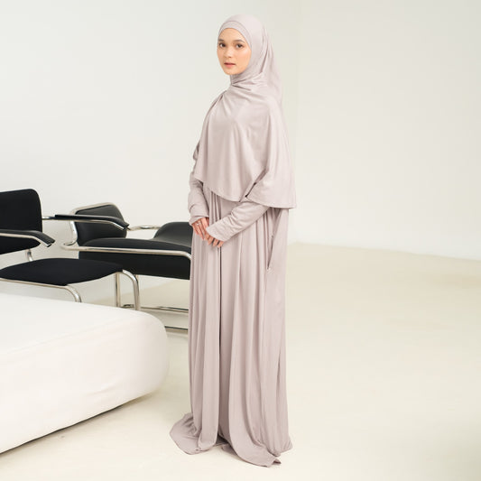 Marwa Rayon Abaya Sand (Size L-XL)
