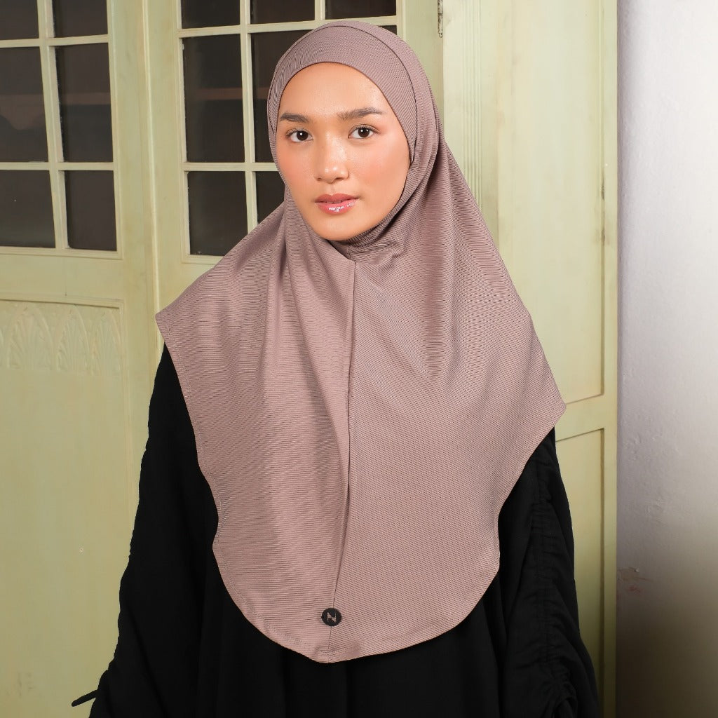 Aisha Knit Instan Hijab Muffin